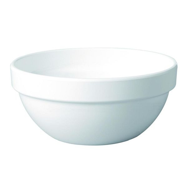 APS kom "FRIENDLY", kom, gemaakt van gerecycled plastic (PET), Ø 14 cm, hoogte 6,5 cm, 0,5 liter, wit, 79024