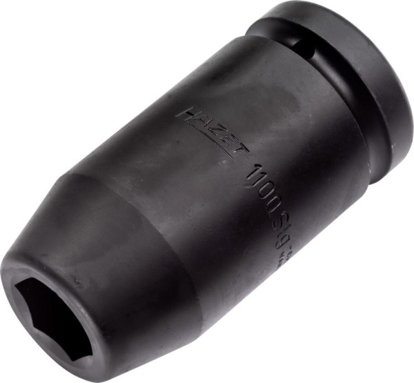Hazet impact, machine schroevendraaierdop, zeskant, hol vierkant 25 mm, buiten zeskant profiel, 24 mm, lange versie, 1100SLG-24