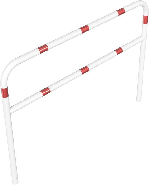 Schake buisbeugel van stalen buis Ø 60 x 2,5 mm met dwarsbalk voor inzetting in beton, totale breedte: 2000 mm, totale hoogte: 1400 mm, 465_34B