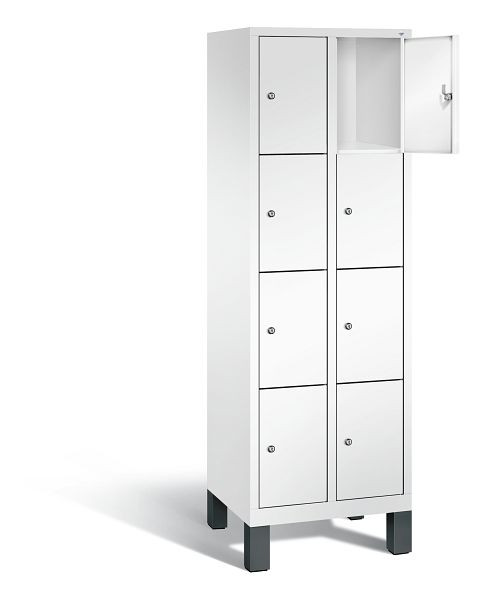 C+P lockerkast Evolo, H1850xB610xD500mm, kleur: verkeerswit, 48010-204 S10167