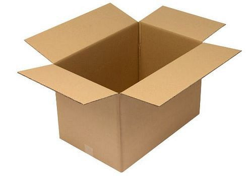 TransPak golfkartonnen vouwdoos 2-wandig, binnenmaat 590 x 390 x 390 mm, kwaliteit 2.30BC, verpakking: 15 stuks, 299375