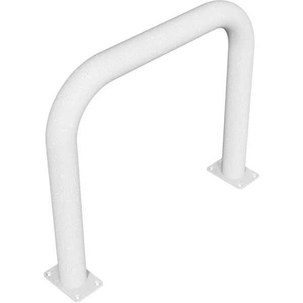 Stone HGS leunbeugel/barrière -Usedom-, 750 mm, zonder verf, hoogte boven vloer: 650 mm, voor pluggen, 477.05p
