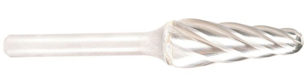 Projahn hardmetalen frees vorm L ronde kegel 14°, conisch d1 6,0 mm, schachtdiameter 6,0 mm, snel gesneden, 701236060