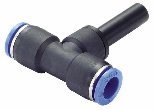 timmer B-TS-2x8-8-KU, kunststof T-connector, slang-Ø: 8 mm, VE: 10 stuks, 03470322