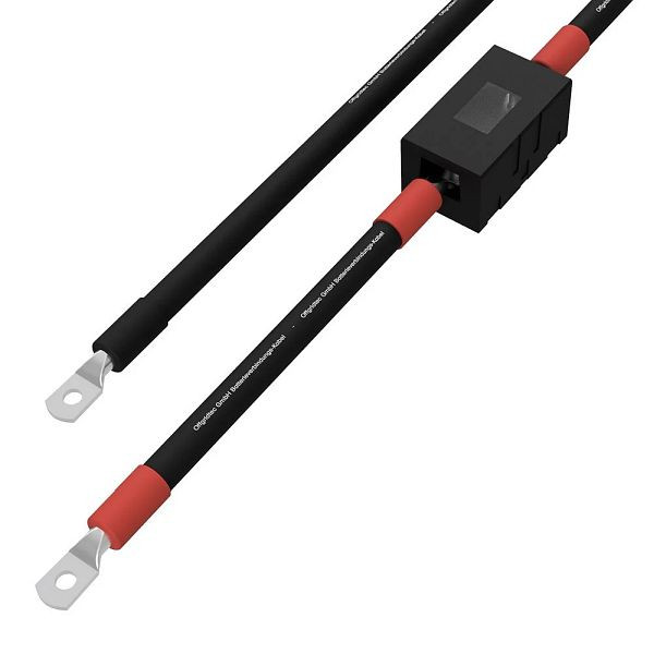 Offgridtec 1,5m 16mm² batterijkabel met MIDI-zekeringhouder schroefaansluiting naar M8, 8-01-013450-002