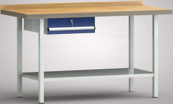 KLW standaard werkbank - 1500 x 700 x 900 mm L x D x H (ERGO uitvoering), WS005E-1500M40-E7001
