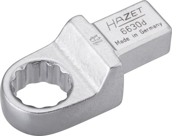 Hazet ringsleutel, inzetvierkant 14 x 18 mm, uitwendig dubbel zeskant trekprofiel, 18 mm, 6630D-18