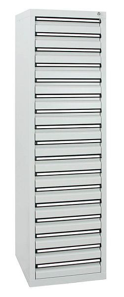 stumpf ladekast serie STS 410, RAL 7035/7035, 17 laden (17x100 mm), 7105107