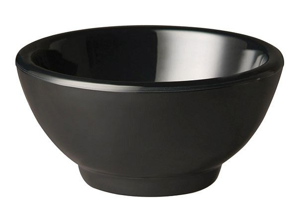 APS kom -PURE- rond, Ø 5,5 cm, hoogte: 4 cm, melamine, zwart, 0,02 liter, 83451