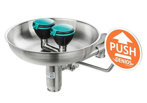 B-SAFETY oogdouche met opvangbak, RVS, wandmontage, BR 300095, DVGW, 305248