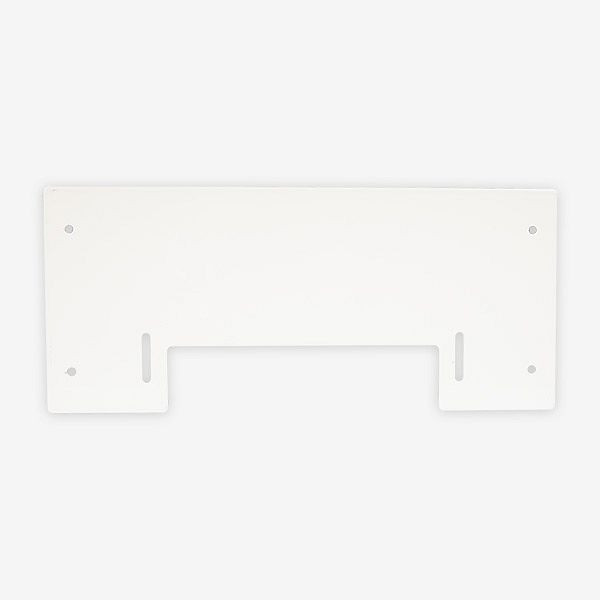 HKW framedeksel voor inbouwdoos - metaal, wit, 10009