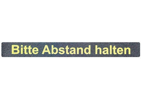 DENIOS antislipbekleding, universeel "Houd afstand a.u.b.", stroken 100 x 800 mm, 273-977