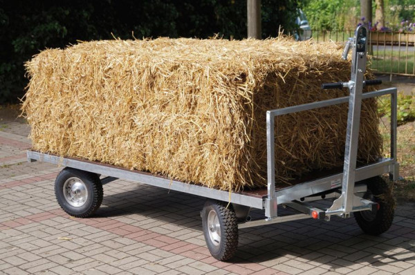 Growi Quader Jumbo, thermisch verzinkt 1400 mm breed, versterkte wielen, 10016480
