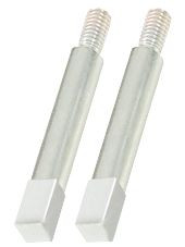 KS Tools vierkante adapter, 8 mm, verpakking van 2, verchroomd, 450.0186