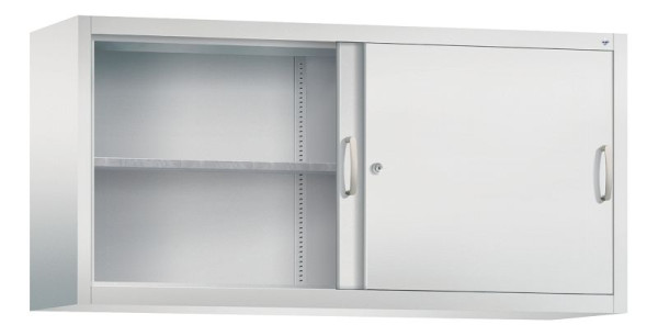 C+P bovenkast Acurado, H790xB1600xD400mm, kleur: lichtgrijs, beugelgreep, 2 niveaus, 2145-09 S10013