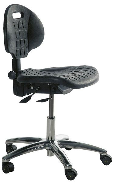 Bedrunka + Hirth stoel standaard uitvoering, zithoogte van 380 tot 510 mm, E1700.PU