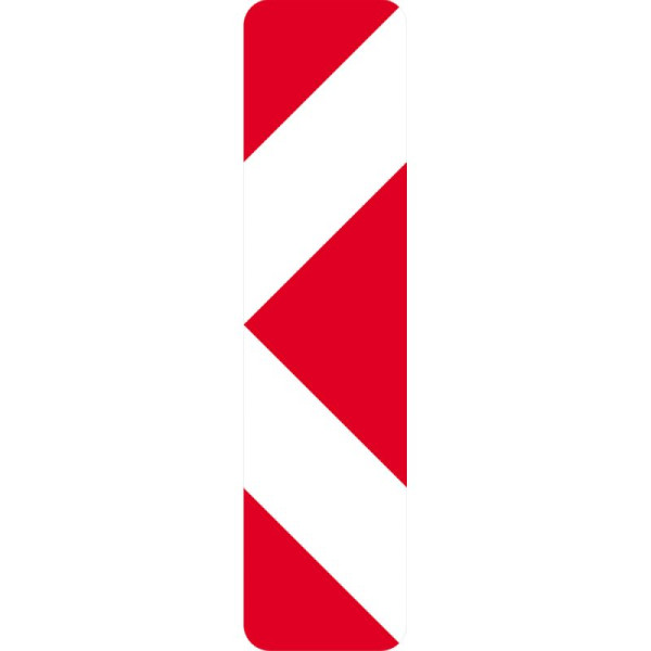 Stenen HGS pijlbaken (montage rechts) nr. 605-11, 1000x250mm /RA1/platte vorm 3mm, 605-11-13