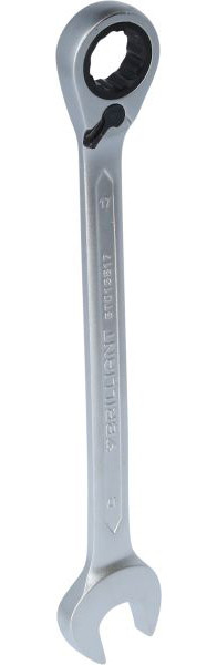 Brilliant Tools Omkeerbare ratel-combinatiesleutel 17 mm BT013817