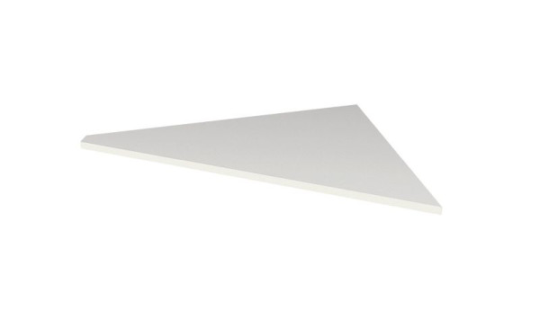 Kerkmann tussenplaat houtdecor, B 850 x D 850 x H 680-820 mm, kleur: wit, 11766610
