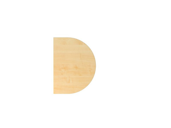 Hammerbacher aanbouwtafel HA60, 60 x 80 cm, blad: esdoorn, 25 mm dik, aanbouwtafel met onderstel in grafiet, werkhoogte 68-76 cm, VHA60/3/G