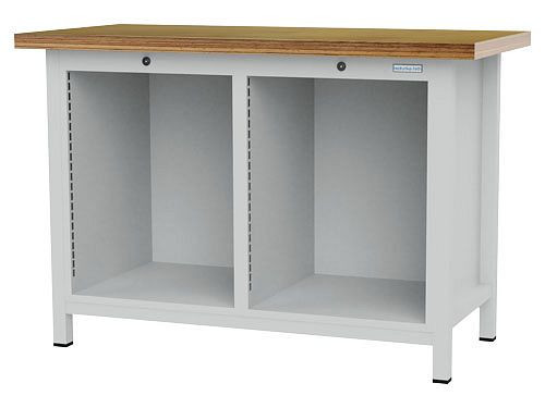 Bedrunka+Hirth bakwerkbankbehuizing, diepte 600 mm, R 18-16, afmetingen in mm (BxDxH): 1250 x 600 x 859, 03T5125H6.00