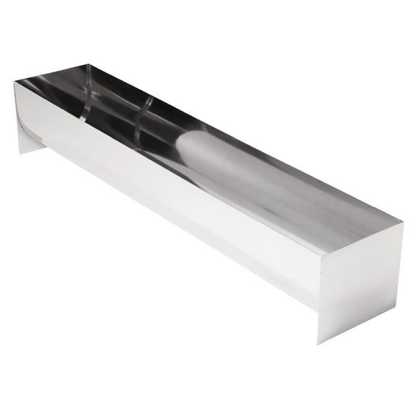 Vogue U-vormige roestvrijstalen terrineschaal 500 mm, E581