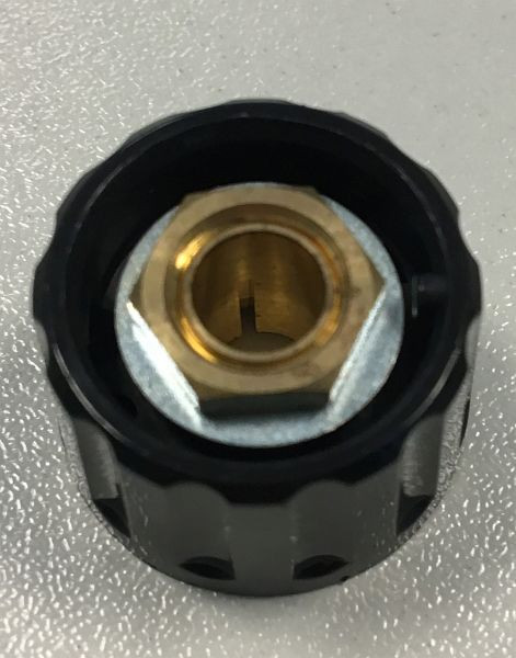 ELMAG draaiknop voor 6mm potentiometer, buitendiameter 21mm, 9505426