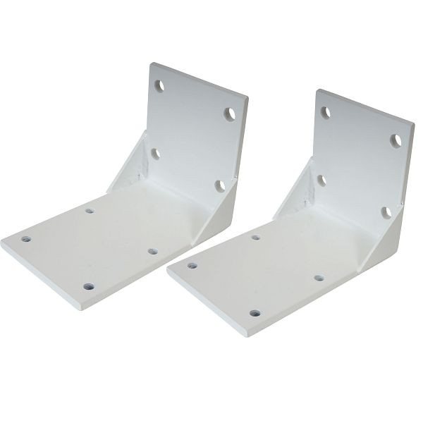 Mendler set van 2 plafondadapters voor cassettescherm T122 T123, adapter voor plafondmontagebeugel, wit, 34297 + 34297