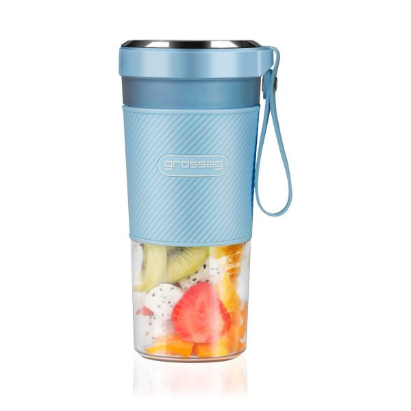 grossag Akku Smoothie Mixer to-go, Hellblau, MX 10.08