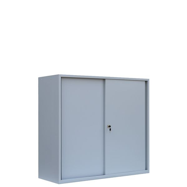 Lüllmann ClassiX schuifdeurkast, 3 OH, 1090 x 1200 x 450 mm, lichtgrijs, X-550145