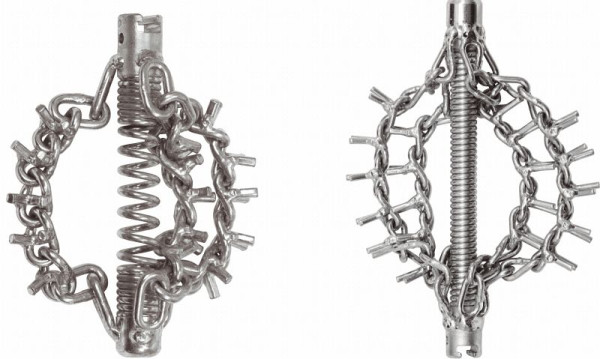 KS Tools kettingwerperkop met spijkerketting, 4 kettingen diameter 30 mm, 16 mm, 900.2188