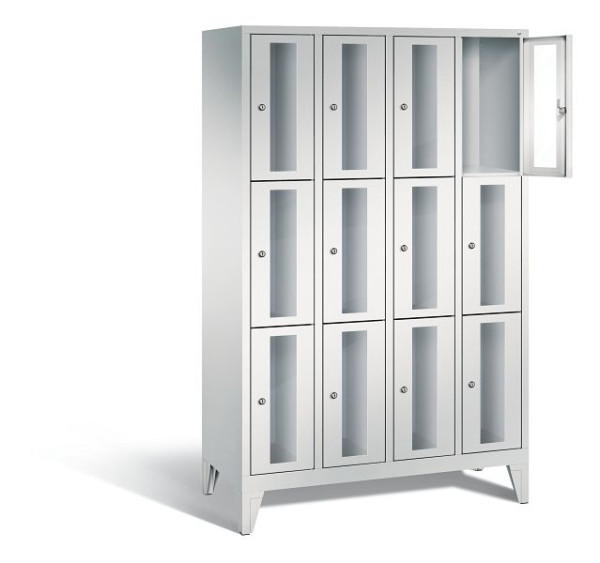 C+P lockerkast Classic, H1850xB1190xD500mm, kleur: lichtgrijs, 8010A403 S10000