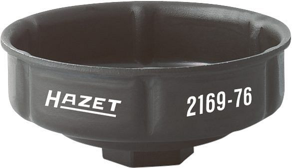 Hazet oliefiltersleutel, hol vierkant 12,5 mm (1/2 inch), groefprofiel, 85 mm, voertuigtype: C5, Xantia, 2169-76