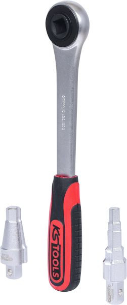 KS Tools gassteeksleutelset 3/8"-1", 3-delig, 130.3500
