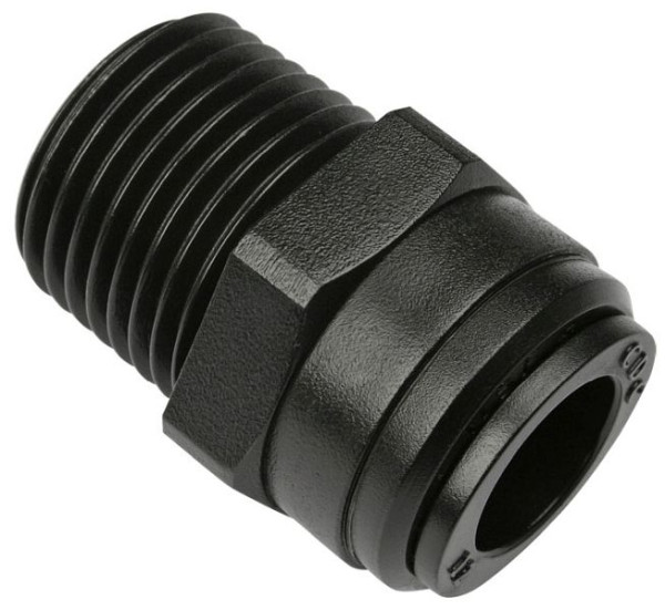 timmer B-GEk-6-1/8-KU-H2O, rechte schroefverbinding, conisch, voor water, slang Ø: 6 mm, schroefdraad: 1/8'', VE: 10 stuks, 03080150
