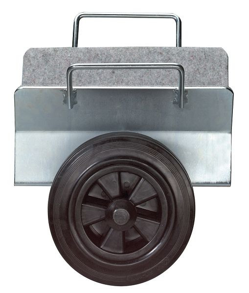 BS rollenplatenklemwagen, type 1-3 met rubberen wiel, wiel-Ø 200 mm, draagvermogen 200-300 kg, klembreedte 0-110 mm, PLATTENWAGEN.2G