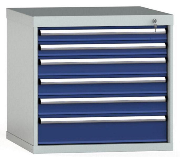KLW ladekast 700 x 725 x 750 mm H x B x D, inbouwmaten: 600 mm, indeling: 36x36 stuks, SGB0700-06EP-001