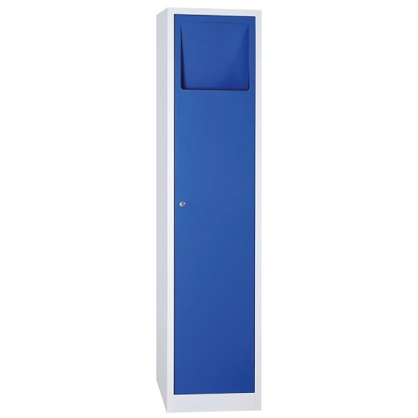 Lüllmann wasverzamelkast, 1800 x 600 x 500 mm, lichtgrijs/gentiaanblauw, 526521