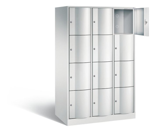 C+P XL lockerkast Resisto, H1950xB1148xD640mm, kleur: lichtgrijs, 8470-373 S10014
