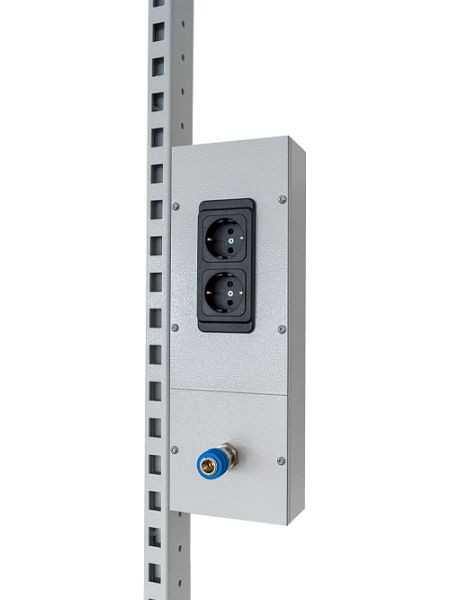 Bedrunka+Hirth energiekanaal breedte 375 mm uitgerust, afmetingen in mm (BxDxH): 375 x 60 x 130, 07.861.375.1