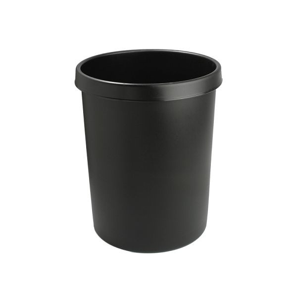 Lüllmann prullenbak 30 L, zwart, 606130