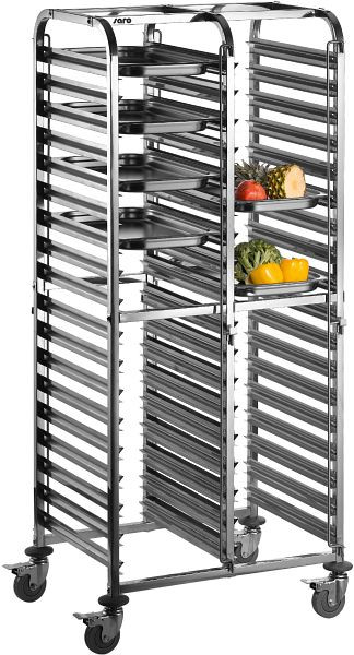 Saro plankenwagen voor 1/1 GN bak model LIAM DUO, 350-1005