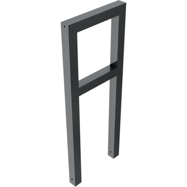 Stone HGS leunbalk/barrière -Spiekeroog- met dwarsbalk, 450mm /gecoat DB 703, 455.045b