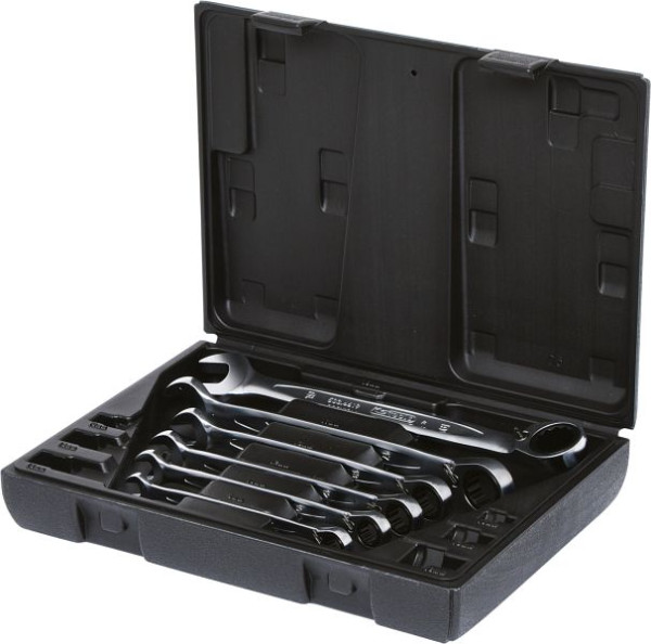 KS Tools GEARplus ratel-ringsleutelset, omschakelbaar, 6-delig, 503.4646