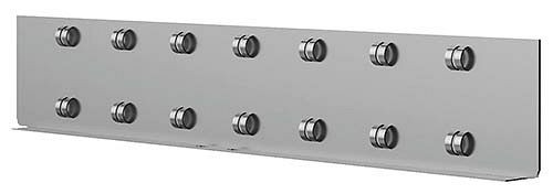 Bedrunka + Hirth middenvakrail, R 36-16, paneelhoogte 75 mm, afmetingen in mm (BxDxH): 900 x 75 x 55, 20.900.060