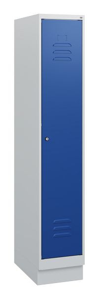 C+P luierkluis Classic PLUS, basis, 1630x300x500mm, 7035/5010, cilinderslot, 0800205-10 S10018