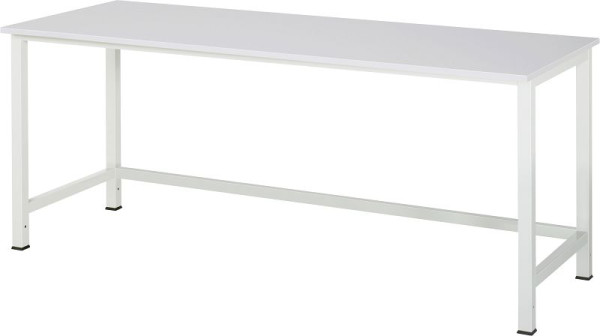 RAU werktafel serie 900, EGB melamine plaat, 2000x825x800 mm, 03-900-1-ME28-20.12