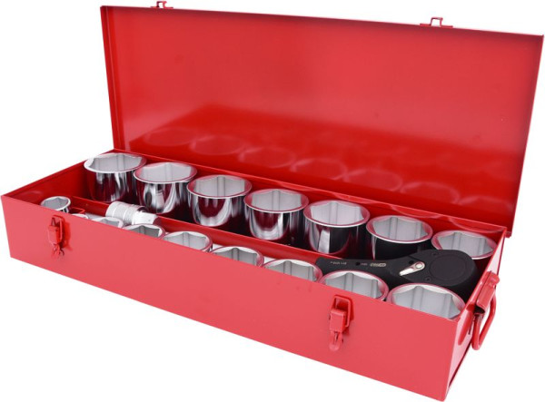 KS Tools 1" dopsleutelset, 22-delig, 911.0822