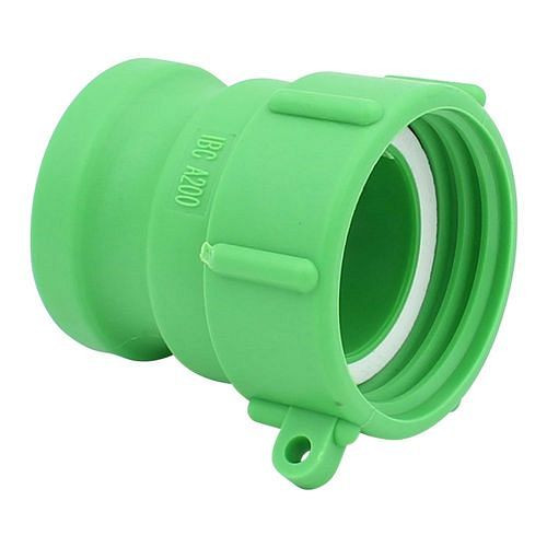 DENIOS IBC-adapter, grove schroefdraad S60x6 naar Camlock 2-Type A, verpakking van 3, 311465