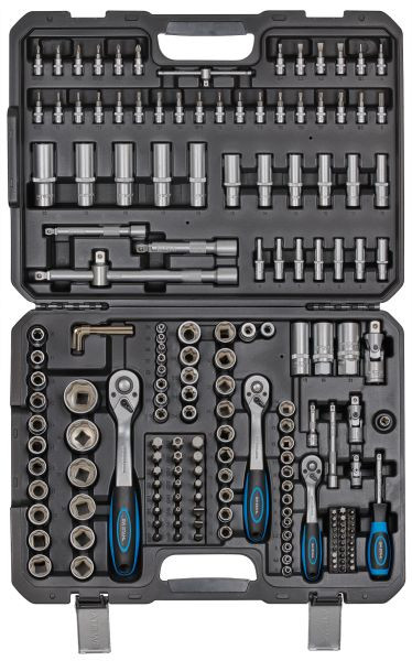 SW stalen dopsleutelset, 1/4", 3/8", 1/2", 184 delig, 07784L
